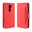Klapkové puzdro pre Xiaomi Redmi Note 8 Pro, Card Slot, červené