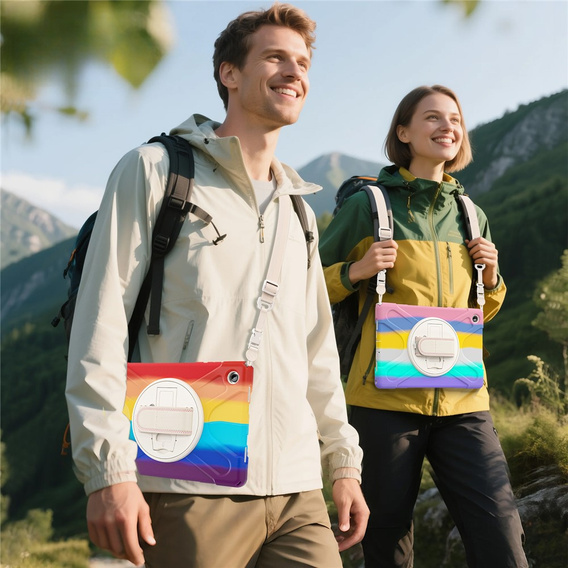 Puzdro s podstavcom a ramenným popruhom pre Samsung Galaxy Tab A11+