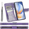 Klapkové puzdro pre Realme C71, Butterfly, fialové