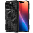 Puzdro Spigen pre iPhone 16 Pro, Core Armor MagSafe, čierne + tvrdené sklo 9H
