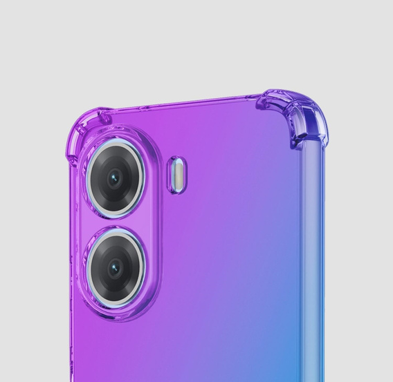 Puzdro pre Xiaomi Poco X7 Pro 5G, Gradient Dropproof, Fialová / modrá