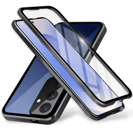 Puzdro pre Samsung Galaxy S25, Magnetic Dual Glass, čierne