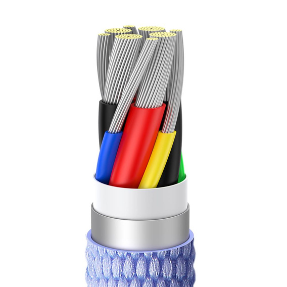 Kábel Baseus Crystal Shine USB-C na USB-C 100 W pre zariadenia s portom USB-C