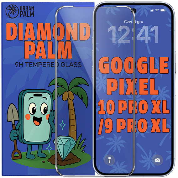 Tvrdené sklo Diamond Palm pre Google Pixel 10 Pro XL / 9 Pro XL