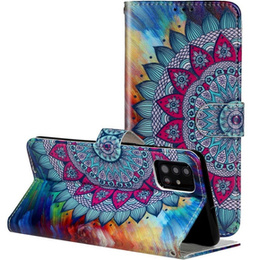 Klapkové puzdro pre Samsung Galaxy A51, Wallet, Mandala Flower