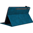 Puzdro pre Samsung Galaxy Tab S8 Ultra, Classic, s priestorom pre stylus, modré