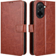 Klapkové puzdro pre Xiaomi Redmi A5, Crazy Horse Wallet, hnedé