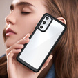 Obal na mobil pre Samsung Galaxy A05s 4G, Fusion Hybrid, transparentné / čierne