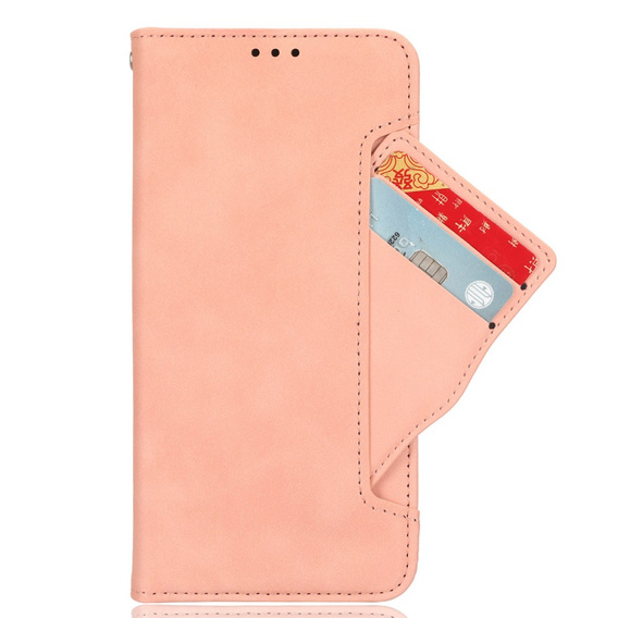 Klapkové puzdro pre Xiaomi 14 Ultra, Card Slot, ružové