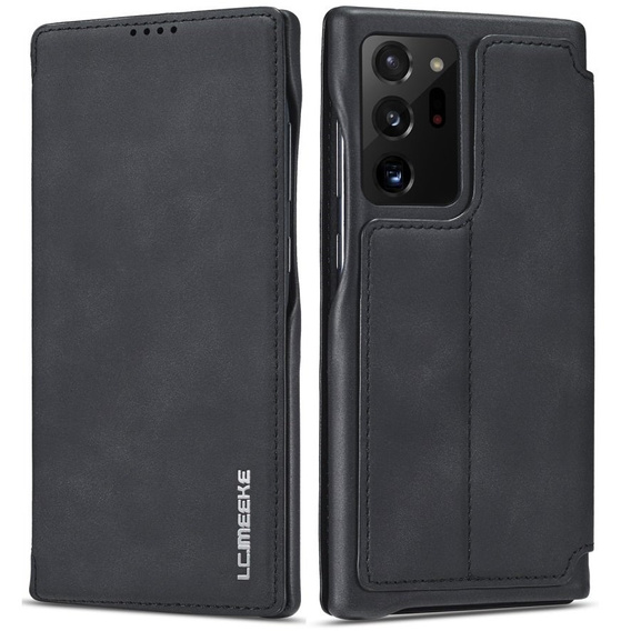 Klapkové puzdro pre Samsung Galaxy Note 20 Ultra, LC.IMEEKE, čierne