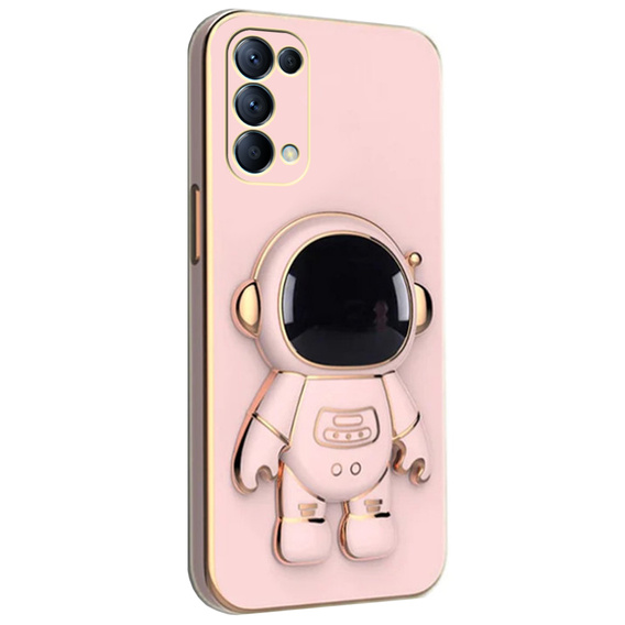 Obal na mobil pre Oppo A74 5G, Astronaut, ružové