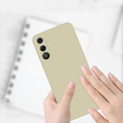 Obal na mobil pre Samsung Galaxy A36 5G, Silicone Lite, béžové