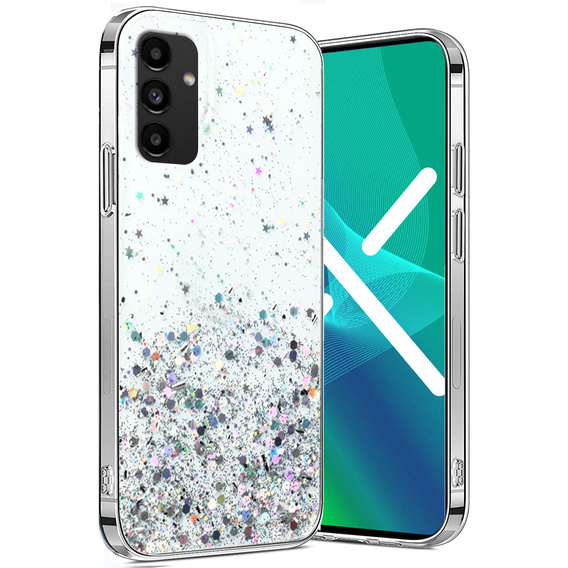 Obal na mobil pre Samsung Galaxy A04S / A13 5G, Glittery, priehľadné