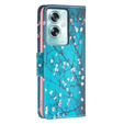 Klapkové puzdro pre Oppo A79 5G, Wallet, Sakura, modré