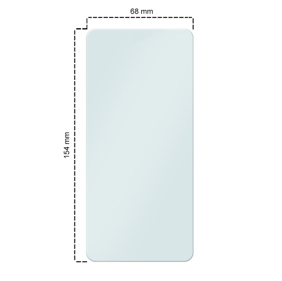 2x tvrdené sklo pre Motorola Edge 20 Pro, ERBORD 9H Hard Glass na displeji