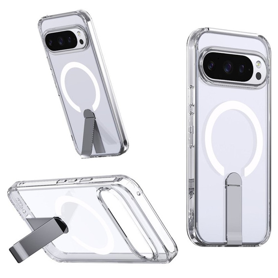 Hybridné puzdro Fusion pre Google Pixel 10 Pro XL, pre MagSafe, so stojanom, priehľadné