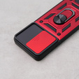 Obal na mobil pre Oppo A78 4G, CamShield Slide, červené