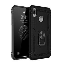Pancierované obal na mobil pre Huawei P20 Lite, Nox Case Ring, čierne