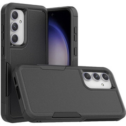 Pancierované puzdro pre Samsung Galaxy S23 FE, Dual Shockproof, čierne