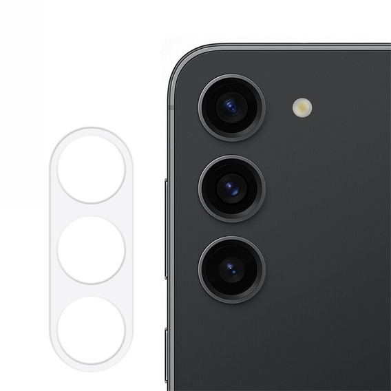 Tvrdené sklo na fotoaparát pre Samsung Galaxy M35, priehľadné