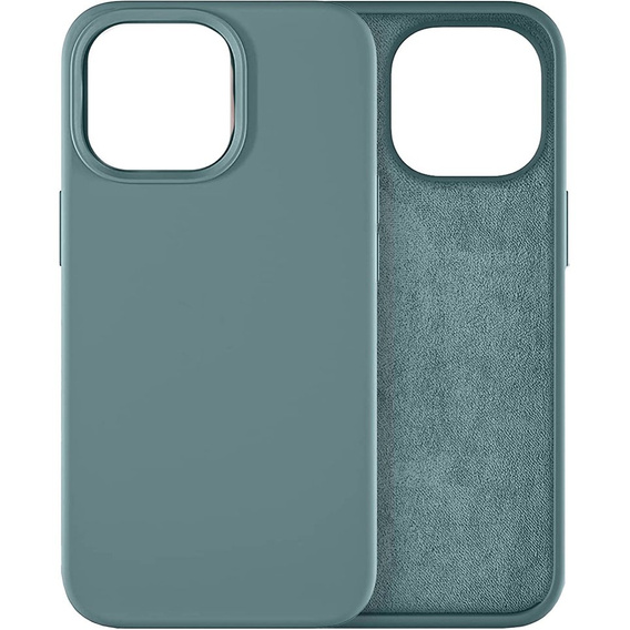 Obal na mobil pre iPhone 14 Pro, Silicone Lite, zelený