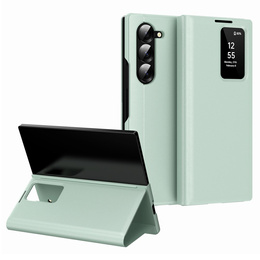 Flipové puzdro pre Samsung Z Fold5 5G, Smart View Wallet, zelený