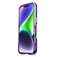 Puzdro LUPHIE pre iPhone 14 Plus, Armor Bumper, fialové