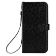 Klopové puzdro pre Oppo Reno 14F, Wallet Rhombus, čierne