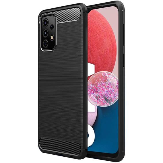 Obal na mobil pre Samsung Galaxy A13 4G, Carbon, čierne