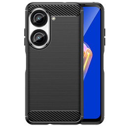 Obal na mobil pre Asus Zenfone 9 5G / 10 5G, Carbon, čierne