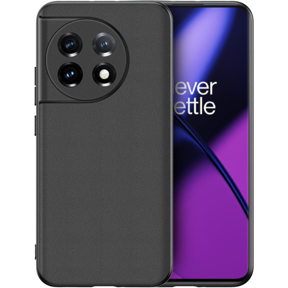 Kožené puzdro pre OnePlus 11 5G, leather hybrid, čierne