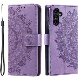 Klapkové puzdro pre Samsung Galaxy S23 FE, Mandala, modrý