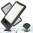 Puzdro pre Google Pixel 6a, Shockproof, s fóliou, čierne