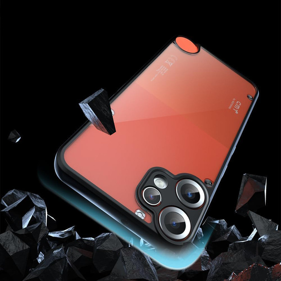 Obal na mobil pre CMF Nothing Phone 2 Pro, Fusion Hybrid, priehľadné