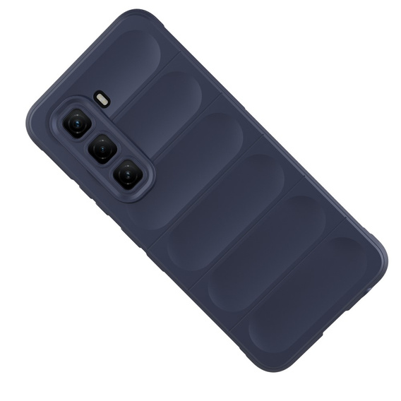 Obal na mobil pre Infinix Hot 50 Pro 4G, Gaming Shockproof, tmavomodré