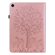 Puzdro s chlopňou pre Huawei MatePad SE 10.4, tree, ružové rose gold