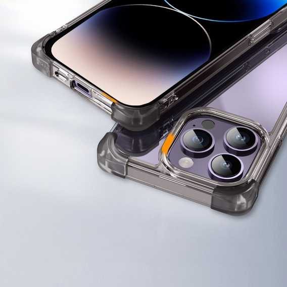 Puzdro pre iPhone 13 Pro Max, ERBORD CornerShield, čierne