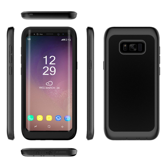 Puzdro pre Samsung Galaxy S8, Shockproof, s fóliou, modré