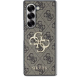 GUESS Obal na mobil pre Samsung Galaxy Z Fold6, 4G Big Metal Logo, hnedé