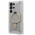 Puzdro Urban Armor Gear pre Galaxy S25 Ultra, Plasma XTE MagSafe Kickstand, priehľadné / sivé