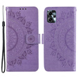 Klapkové puzdro pre Motorola Moto G13 / G23, Mandala Flower, fialové