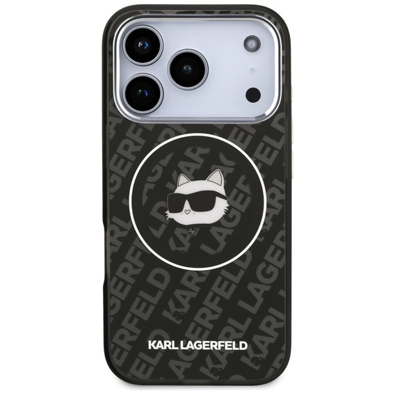 Karl Lagerfeld IML Choupette Head Logo MagSafe puzdro pre iPhone 17 Pro Max