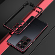 Puzdro LUPHIE pre Samsung Galaxy S25 Ultra, Armor Bumper, čierne