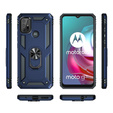 Pancierované obal na mobil pre Motorola Moto G10/G30, Nox Case Ring, modré