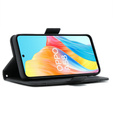 Klapkové puzdro pre Oppo A58 4G, Card Slot, čierne