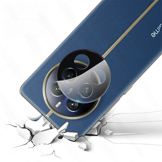 Tvrdené sklo na fotoaparát pre Realme 12 Pro 5G / 12 Pro+ 5G, čierne
