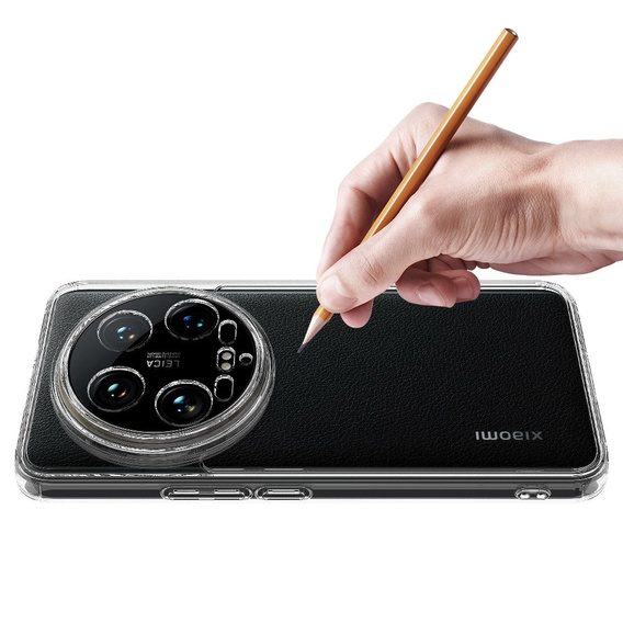 Obal na mobil pre Xiaomi 14 Ultra, Fusion Hybrid, priehľadné