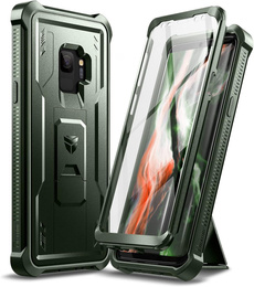 Obrnené puzdro pre Samsung Galaxy S9, Dexnor Full Body, zelený