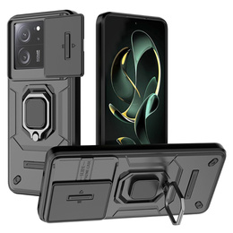 Puzdro pre Xiaomi 13T / 13T Pro, KickStand Camera Lens, čierne