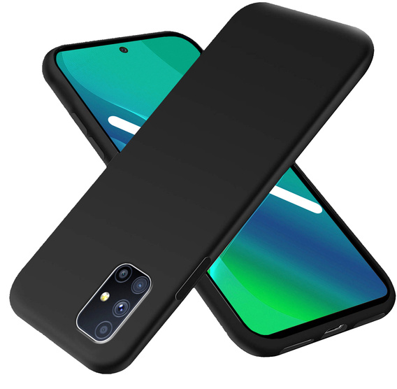 Tenké puzdro pre Samsung Galaxy M51, Slim, čierne
